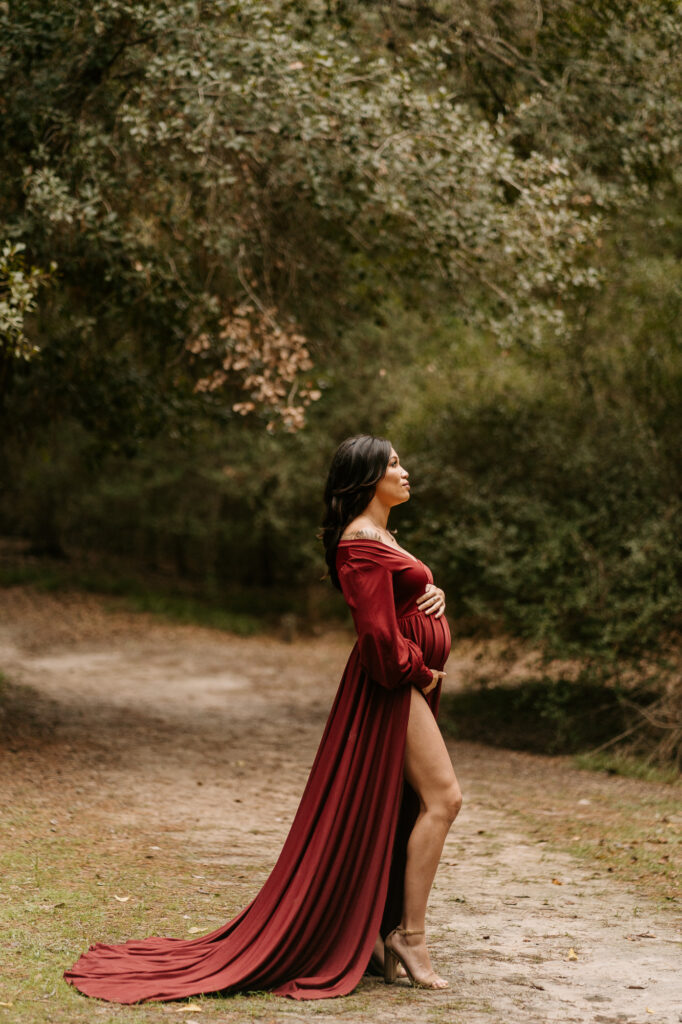 Maternity Photoshoot Outdoor Forest Houston Texas 12 1 Maternity Photographer in Spring, TX