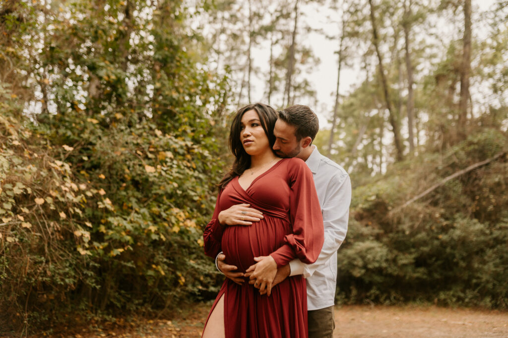 Maternity Photoshoot Outdoor Forest Houston Texas 6 1 Maternity Photographer in Spring, TX