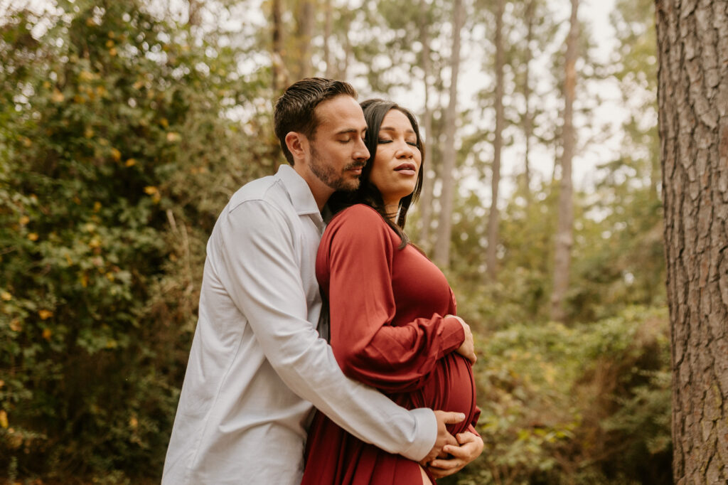 Maternity Photoshoot Outdoor Forest Houston Texas 9 1 Maternity Photographer in Spring, TX